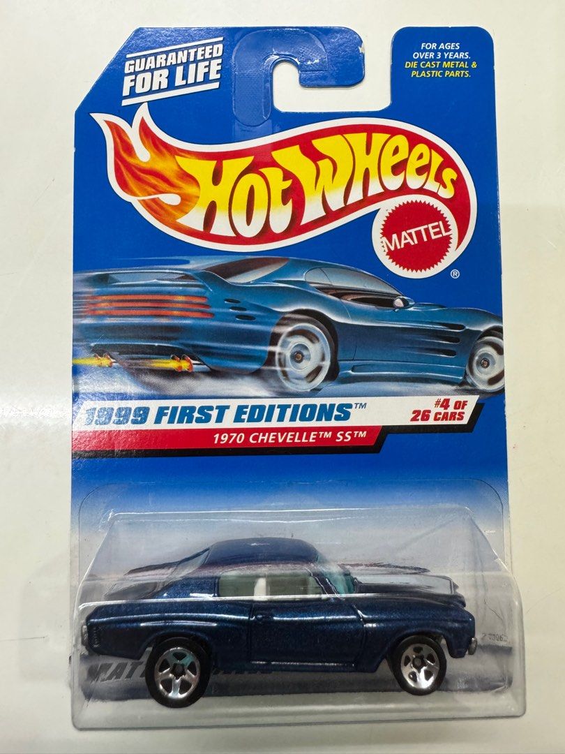 Hotwheels 1999 First Editions 1970 Chevelle SS Blue Hobbies Toys Toys Games on Carousell