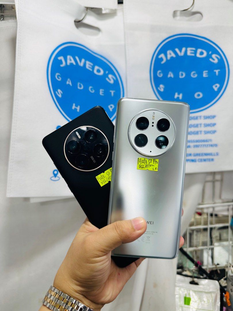 Huawei Mate 50 Pro 256gb Dualsim FU (Category: Huawei) located in San Juan City. Submitted by javedsgadgetshop (Listing ID 1329493849, Image 1). Description: OPEN FOR INSTALLMENT VIA CREDIT CARD/GGIVES/SPAY/BILLEASE & SWAP/TRADE-IN! BUY AND SELL! Quick Specs : Huawei Mate 50 Pro •256gb •NTC Variant •Good batt health •Factory Unlock •95% Smoothness •No hidden issue | No Repaired •100% Authentic | Not Refurbished •w/ OEM Charger & store warranty ❣️