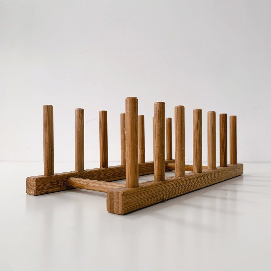 Ikea wooden plate holder deals