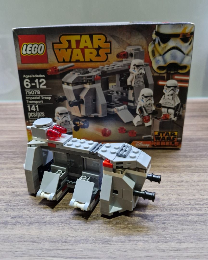 Imperial Troop Transport Lego Star Wars 75078 no minifigures Hobbies Toys Toys Games on Carousell