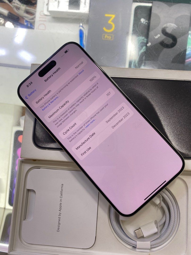 iPhone 15 Pro Max 512gb NTC Secondhand (Category: iPhone 15 Series) located in Manila. Submitted by orlandotub99548 (Listing ID 1329624967, Image 3). Description: Available iPhone 15 Pro Max 512gb Secondhand White color See pictures for more details pick up point in Greenhills Shopping center 📌weCod door to door 📌we ship nationwide via LBC 📌we accept gcash 📌we accept bank transfer 📌we accept ggives For inquiry contact: 09683157499/0927736831