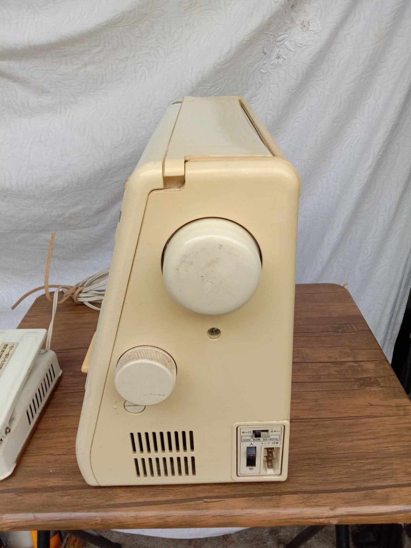 Japan JANOME Portable sewing machine 110v ac Tested working 2050php (Category: Craft Supplies & Tools) located in Quezon City. Submitted by jpnvintageonline (Listing ID 1329533012, Image 3). Description: Japan JANOME Portable sewing machine 110v ac Tested working.