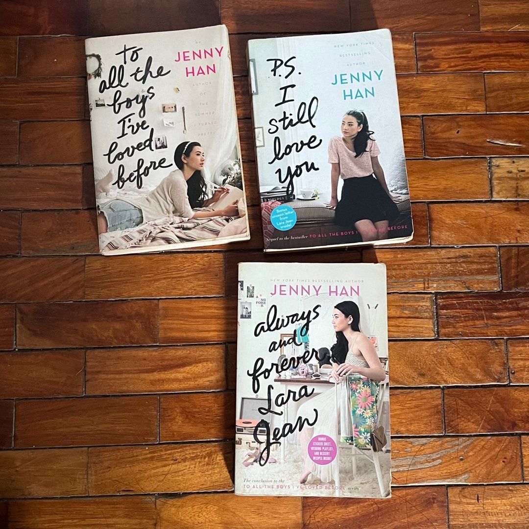 Jenny Han’s books (Category: Storybooks) located in Manila. Submitted by margsdeclutter (Listing ID 1329522561, Image 1). Description: Take all for 400 only!.