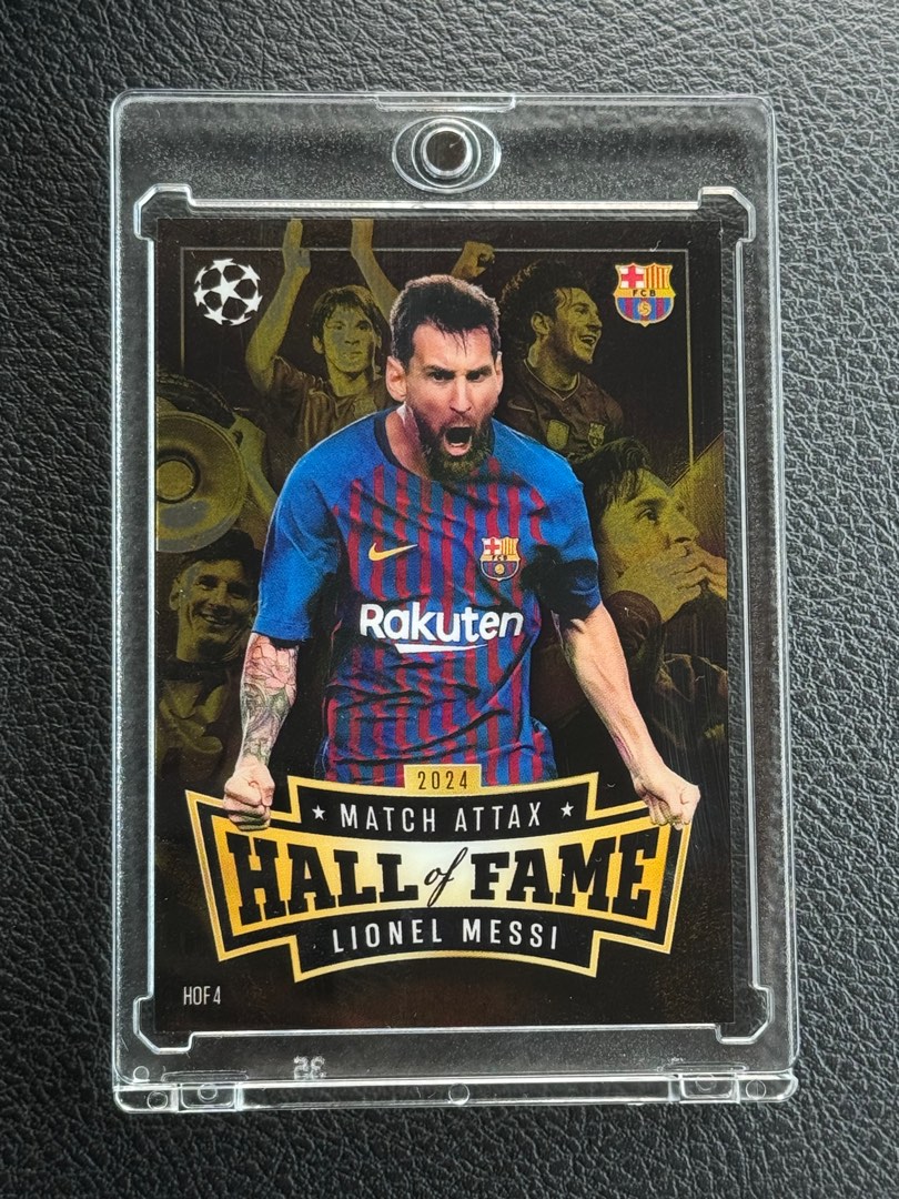 Lionel Messi HALL OF FAME 2024-2025 TOPPS MATCH ATTAX, Hobbies & Toys ...