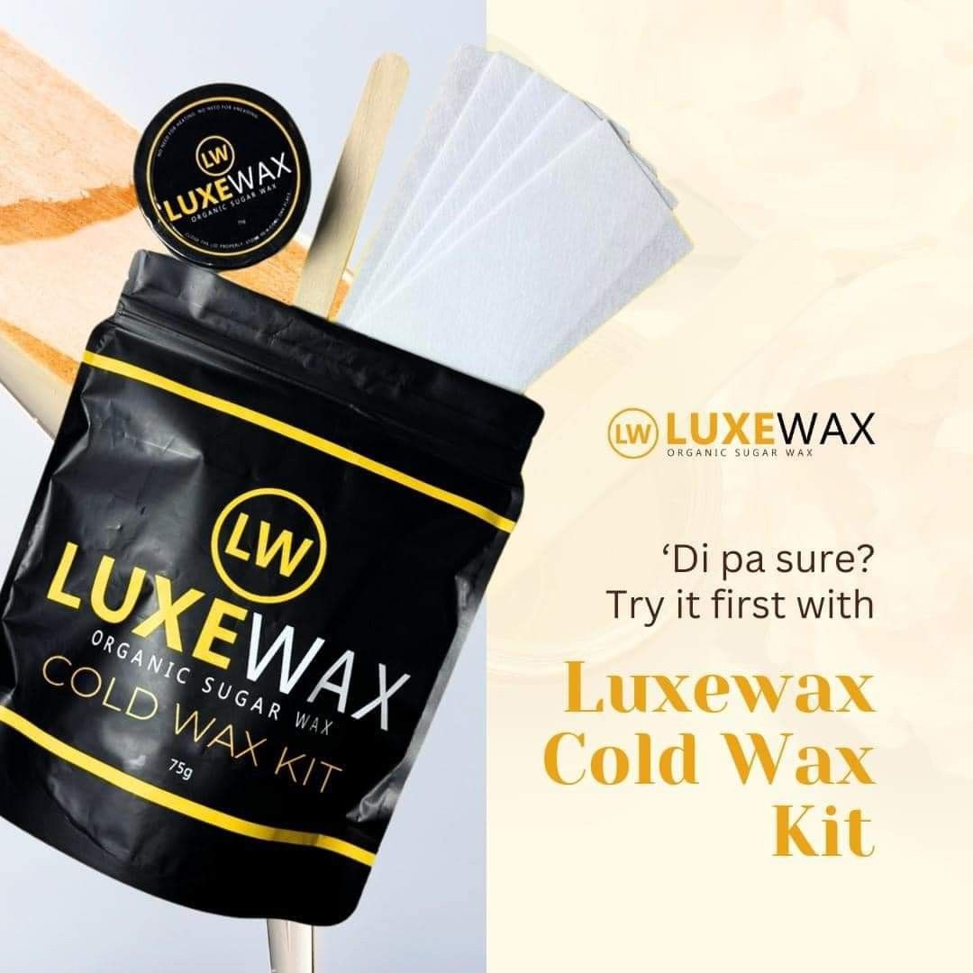 LUXE WAX ORGANIC SUGAR WAX (Category: Hair) located in Manila. Submitted by ziabebshoptique (Listing ID 1329521452, Image 1). Description: Di pa sure? Try it with Luxewax Cold Wax Kit first! ✨ #bodywaxing #waxing #brazilianwax #wax #hairremoval #beauty #hardwax #brazilianwaxing #bikiniwax #brows #fullbodywaxing #facialwaxing #legwaxing #bikiniwaxing #eyebrowwaxing #underarmwax #skin #smoothskin #facial #legwax #underarmwaxing #waxingvideos #waxin