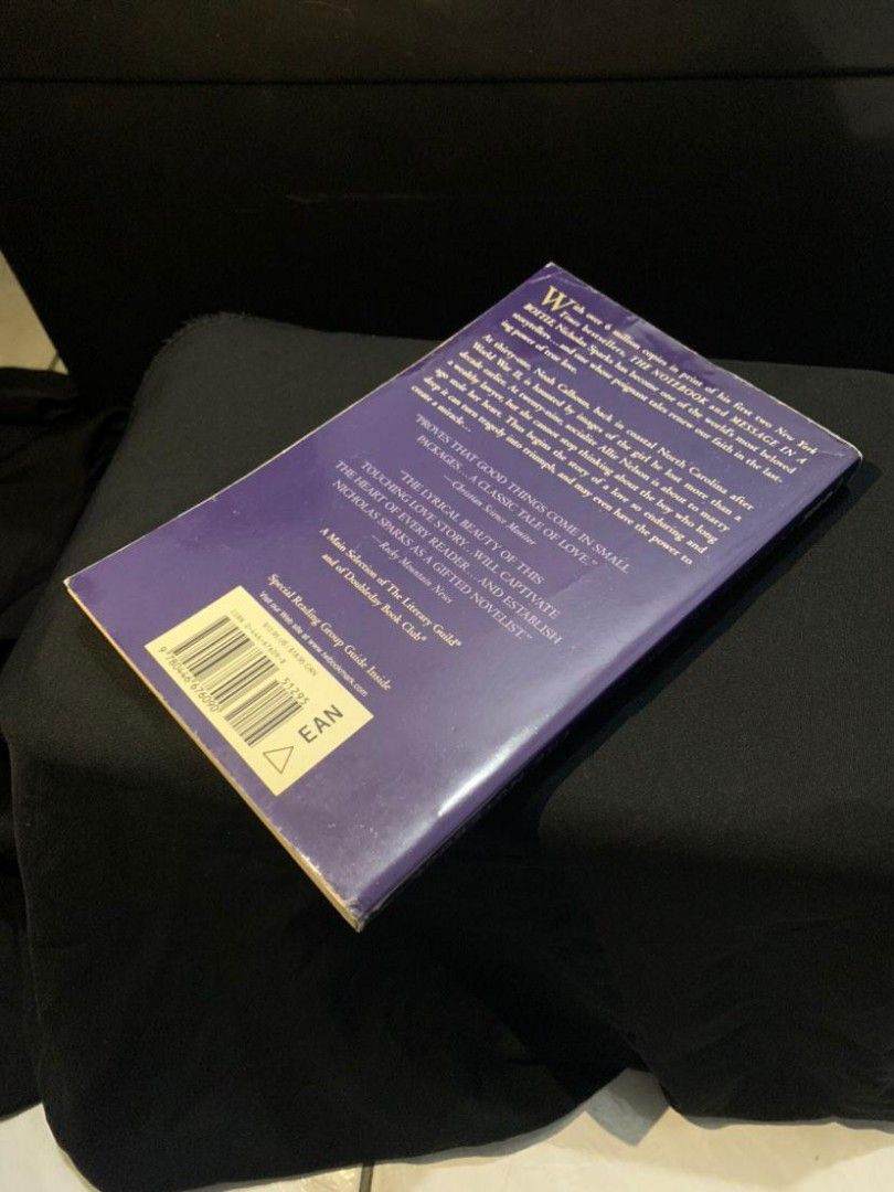 Nicholas Sparks The Notebook (Category: Storybooks) located in Manila. Submitted by preloved_flashsales (Listing ID 1329578942, Image 2). Description: Selling my things because I'm leaving the country soon :).