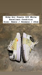100 affordable nike presto off white For Sale Carousell Philippines