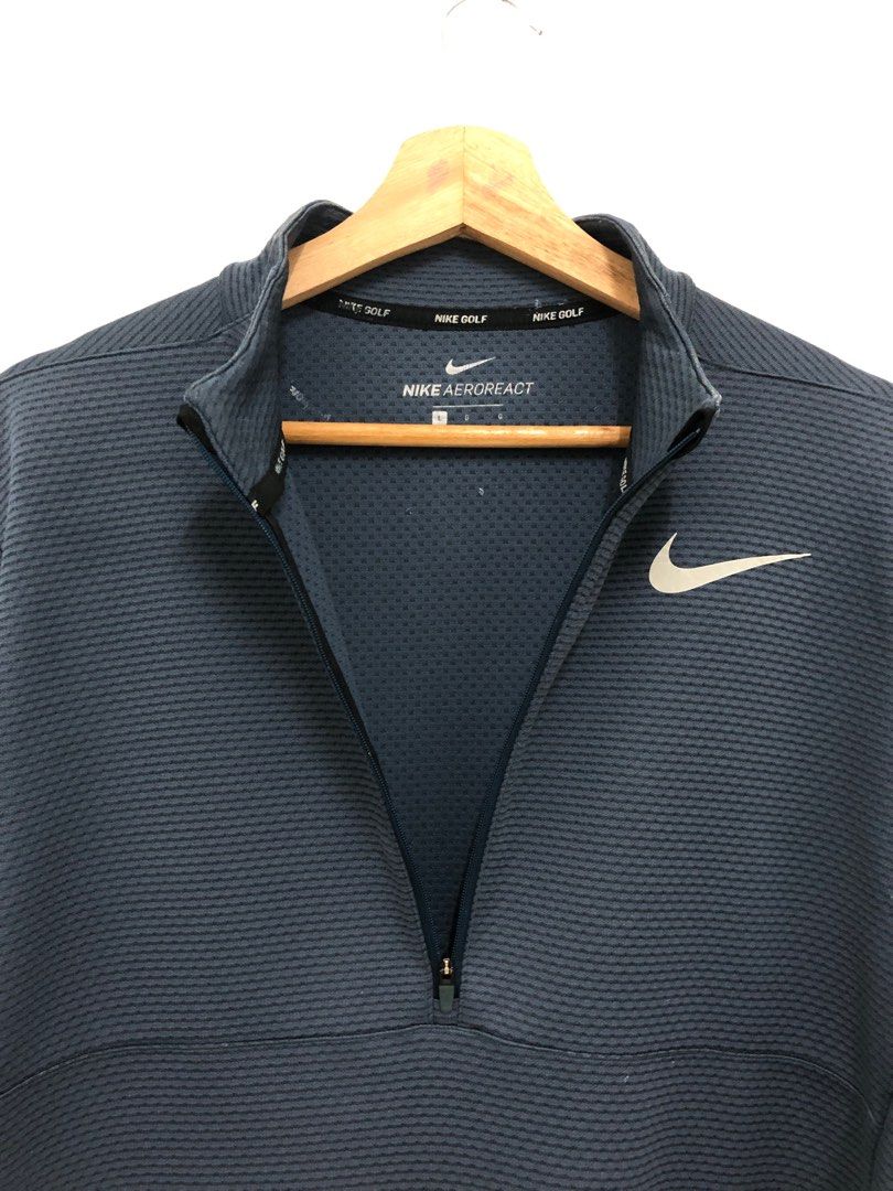Nike aeroreact golf half zip new arrivals