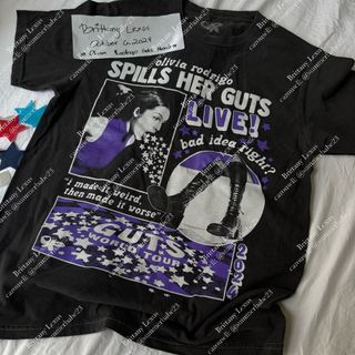 Olivia Rodrigo | SPILL HER GUTS LIVE BOOTS TEE
