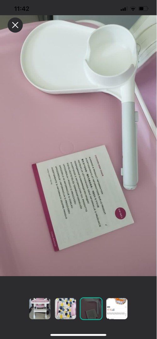 Oribel (Category: Baby High Chairs) located in Lucena. Submitted by cat09 (Listing ID 1329505784, Image 1). Description: Decluttering Pad is included Add sf .