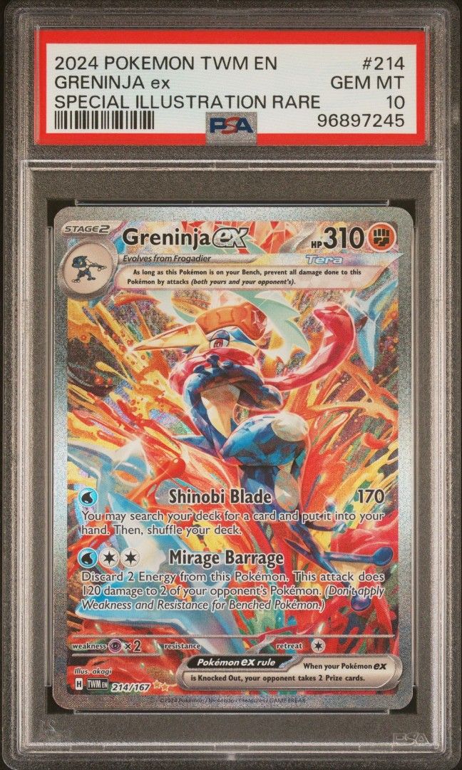 PSA10 GRENINJA EX SUPER RARE ゲッコウガ sr2連番 PSA 10 GRENINJA EX SPECIAL ILLUSTRATION RARE TWILIGHT MASQUERADE