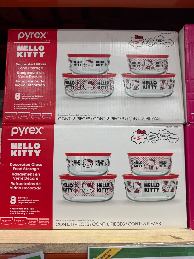 Pyrex Disney and Hello Kitty Limited Edition, Furniture & Home Living ...