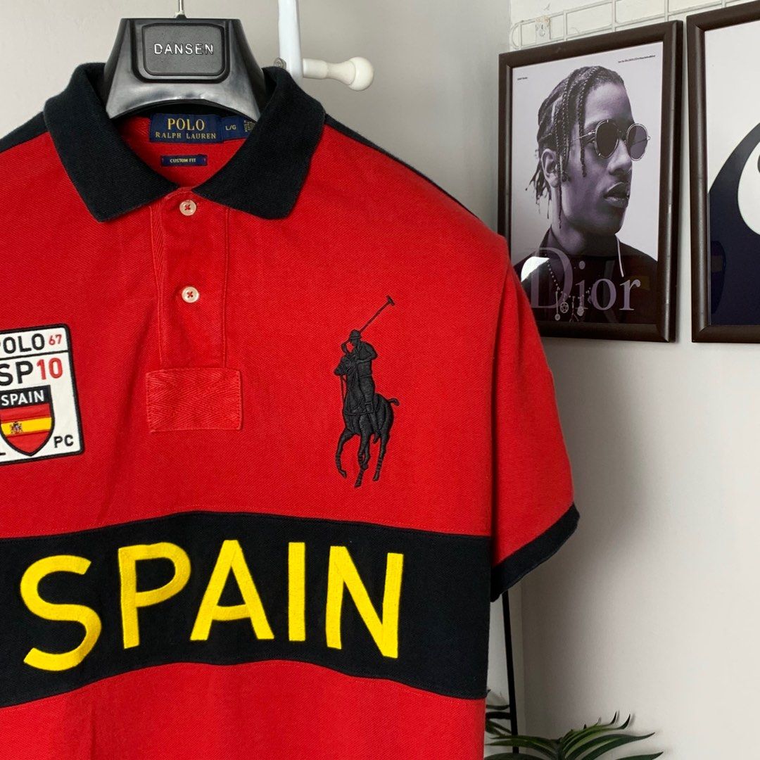 Ralph Lauren Country Spain Polo Shirt Men s Fashion Tops Sets Tshirts Polo Shirts on Carousell