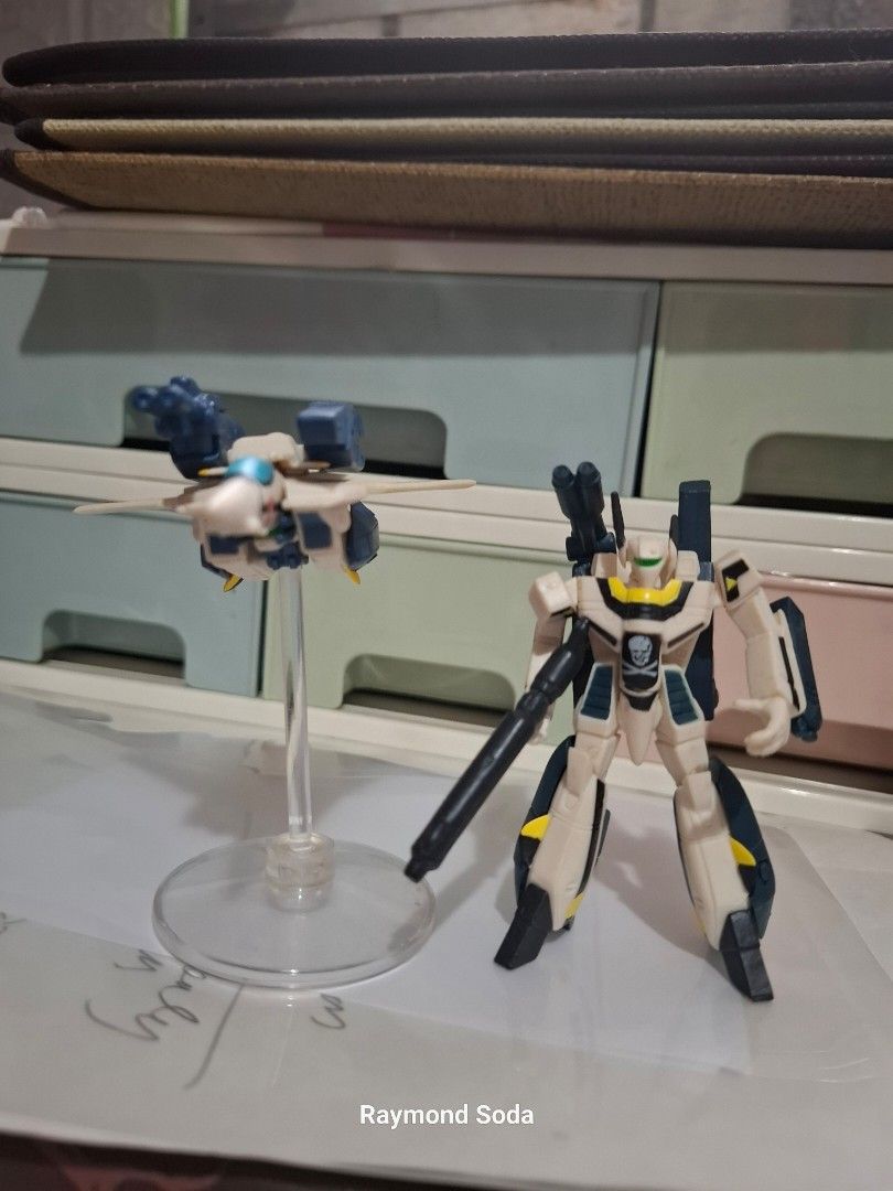 Rare Macross gashapon (Category: Vintage Collectibles) located in Las Pinas. Submitted by All.here_OnlineShop (Listing ID 1329599370, Image 2). Description: Rare Macross gashapon from Japan. 2pcs set. 1600 only. Shipping via LBC or JRS (Provincial) Lalamove (same day delivery within Metro Manila). Items are coming from Las piñas. *items are considered sold and given in good condition unless otherwise stated..