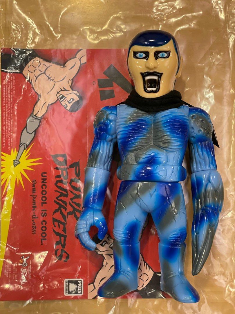 KIN29TOY キン肉マン胸像ソフビ 有り難かっ シルバー ラメ