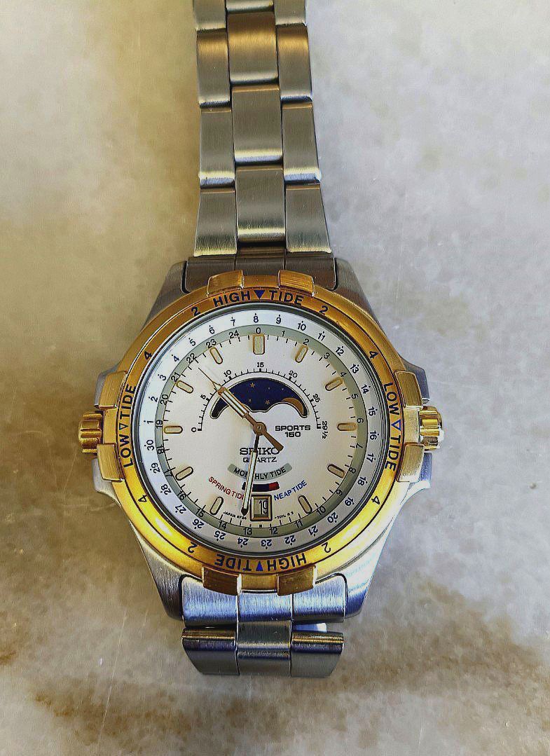 Seiko tide watch hot sale