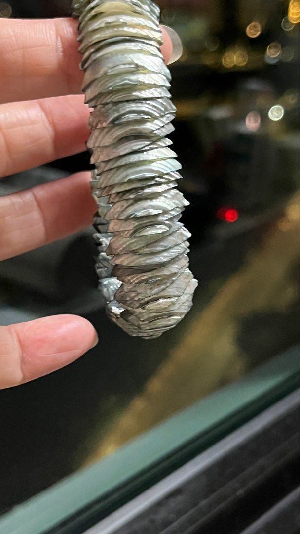 Shell bracelet (Category: Bracelets) located in Singapore. Submitted by spin29ct (Listing ID 1329615536, Image 2). Description: Shell bracelet to clear Light weight Wrist size 15-16cm PM me if you are interested. Payment via Paynow or Paylah Add $1 delivery. .
