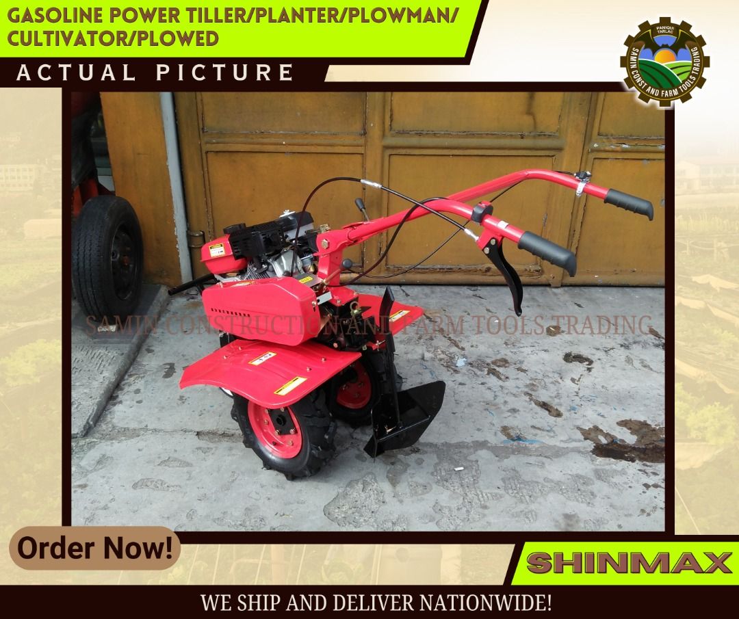 Shinmax Japan Gasoline Power Tiller / Plowman / Cultivator with 7HP ...