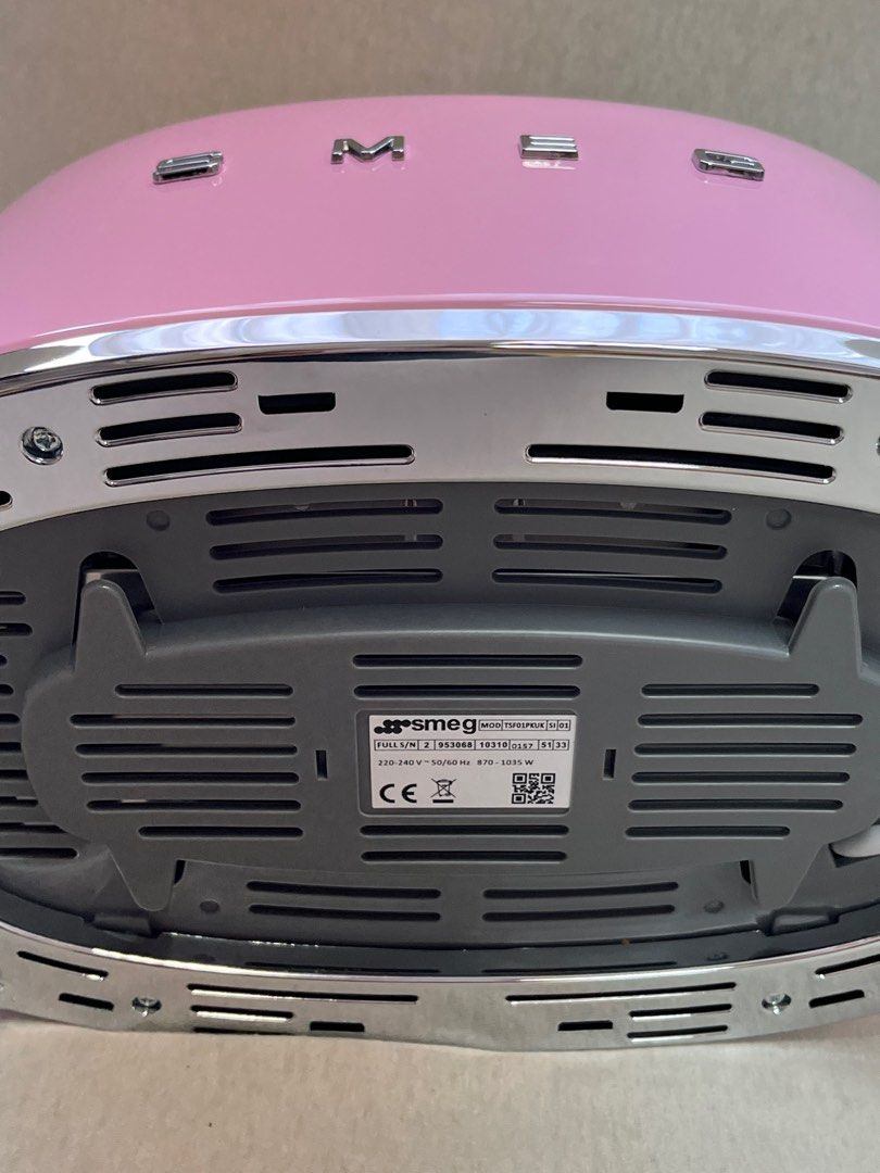 Smeg 2 slice toaster pink cheap