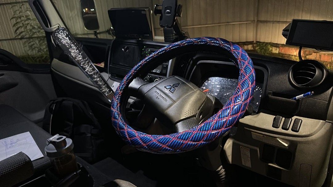Steering wheel cover / gear knobs (Category: Steering Wheel) located in Singapore. Submitted by dragonhunter1211 (Listing ID 1301558943, Image 2). Description: glossy steering wheel cover available for car, van, lorry, truck waiting time 1 week+ i also have gear knobs #van #lorry #car #bus #deco #accessories #steering #cover #knob.