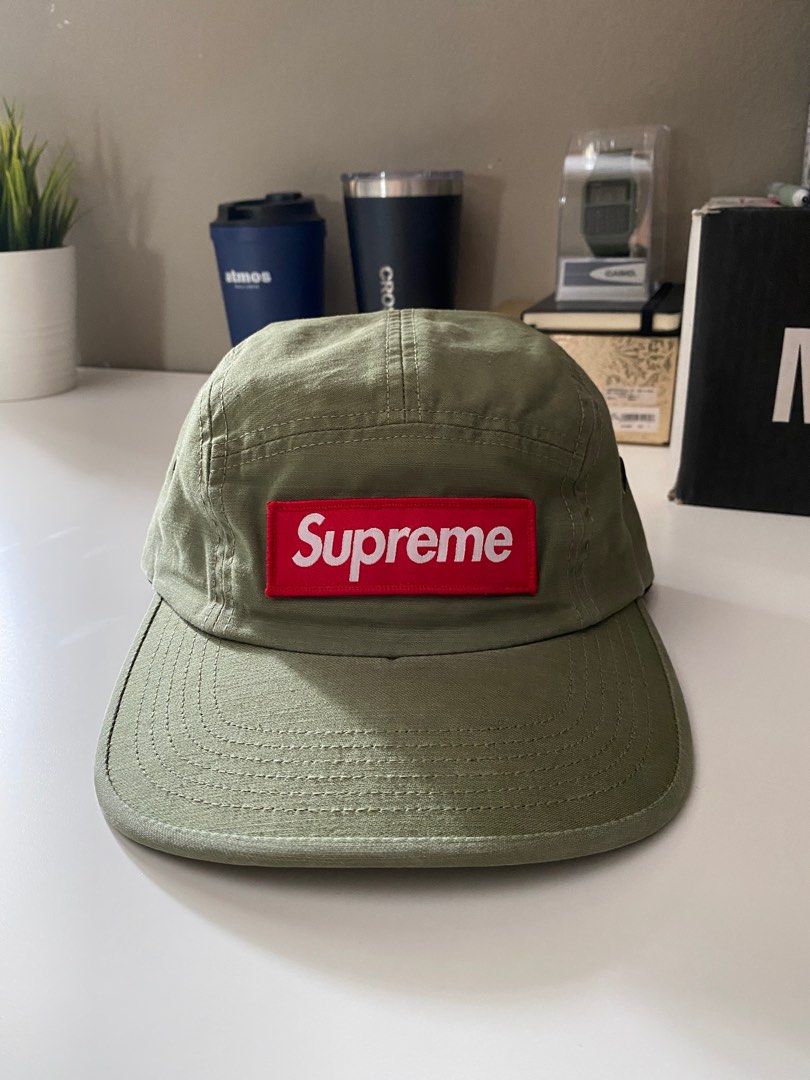 supreme military camp cap ss24 olive Men s Fashion Watches Accessories Cap Hats on Carousell