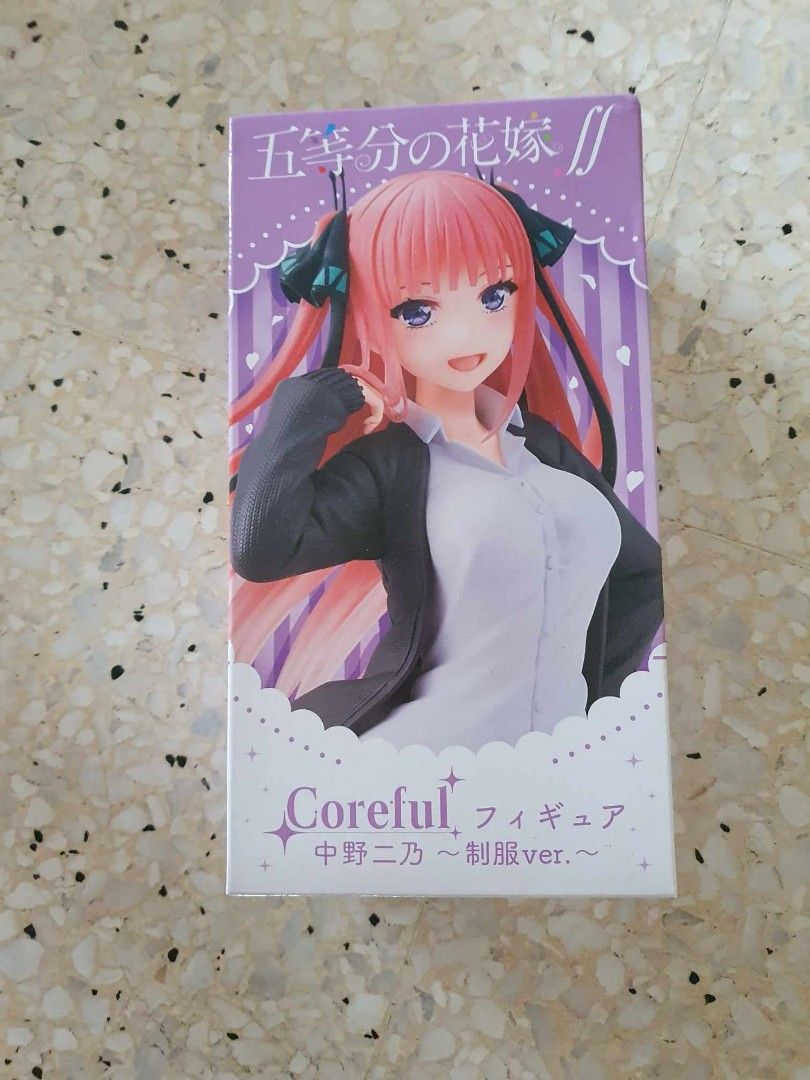 Taito Coreful Quintessential quintuplets Nakano Nino Anime Figure Figurine Statue Kuji DXF Grandista Aniplex Artfx Kotobukiya POP Megahouse Figuarts Banpresto Furyu Taito Exq Bicute Labubu (Category: Toy Figures) located in Singapore. Submitted by ravicollectibles (Listing ID 1329578944, Image 1). Description: .