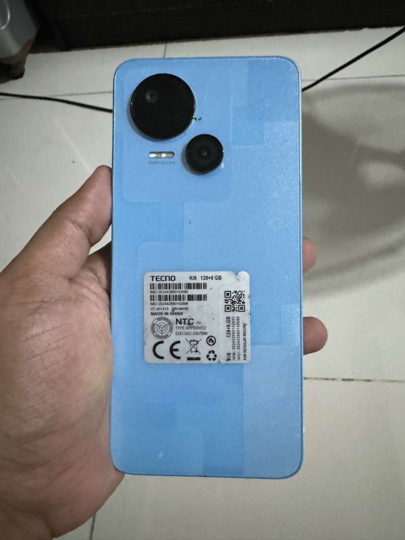 Tecno Spark 10 5G Android phone (Category: Android Others) located in Quezon City. Submitted by swiftwind_721b33 (Listing ID 1329595801, Image 2). Description: slightly higher price than typical Tecno Spark phones since this is already 5G. Comes with unused cable, adapter and earphones. with Tempered glass and additional case. RFS: Will upgrade to flip phone.