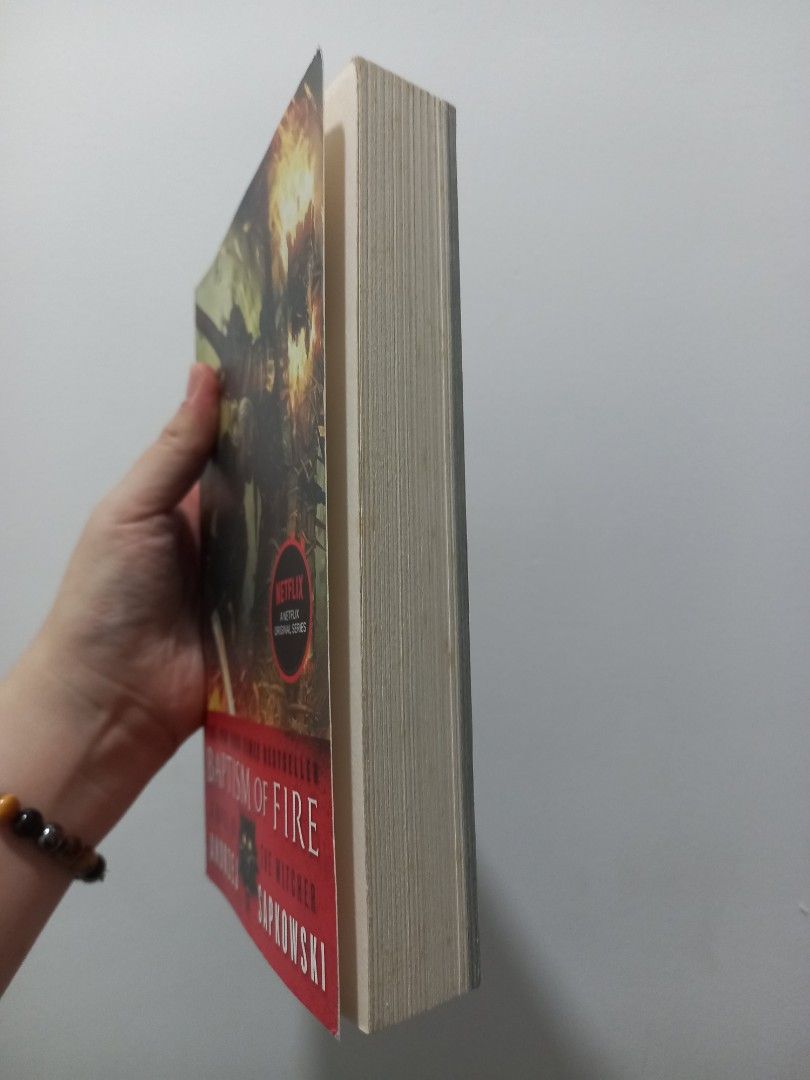The Witcher Book Baptism of Fire (Category: Storybooks) located in Quezon City. Submitted by serena_shop (Listing ID 1329635966, Image 3). Description: bought at P745.