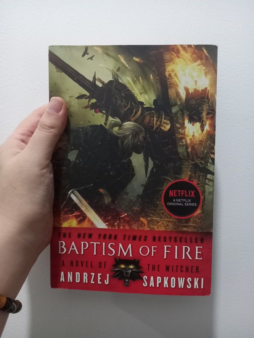 The Witcher Book Baptism of Fire (Category: Storybooks) located in Quezon City. Submitted by serena_shop (Listing ID 1329635966, Image 1). Description: bought at P745.