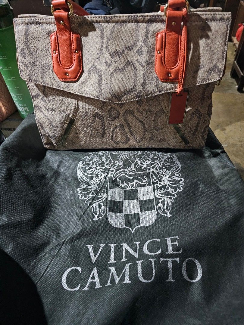 Vince camuto snakeskin bag sales