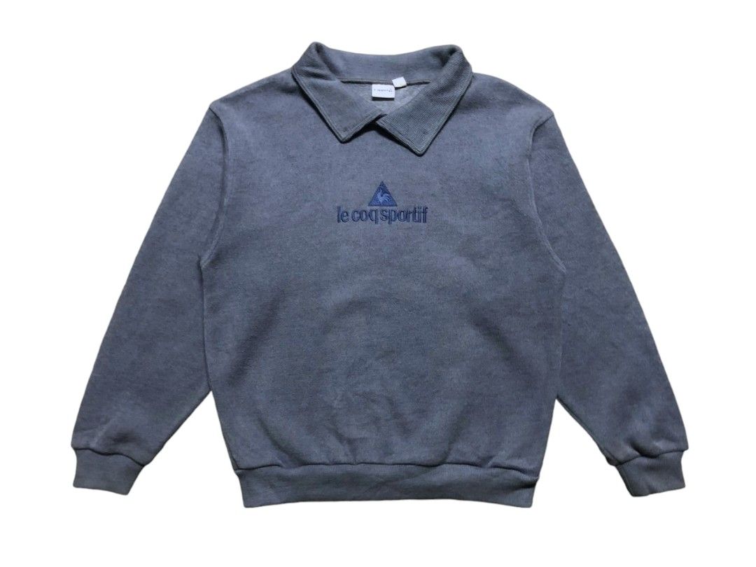 Vintage 90s Le Coq Sportif Center Logo Spell Out Sweatshirts Men s Fashion Activewear on Carousell