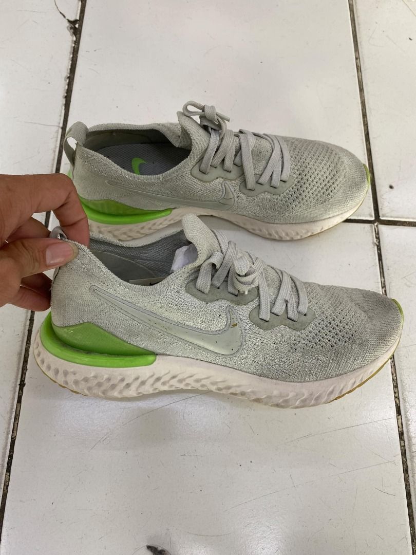 Nike epic react flyknit 2 lime deals