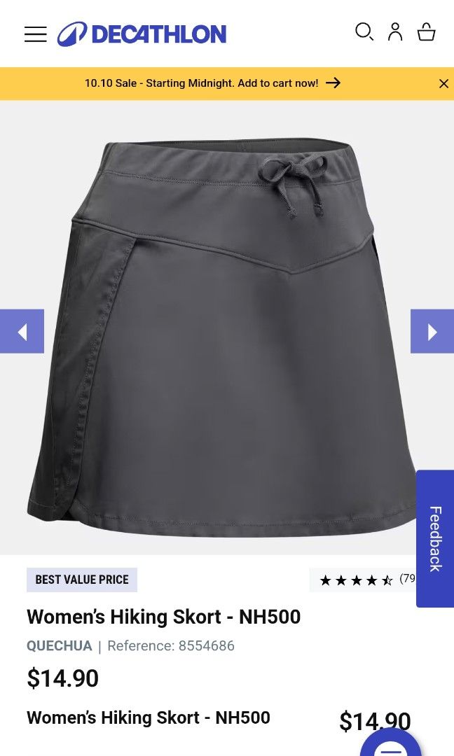 Quechua skort clearance