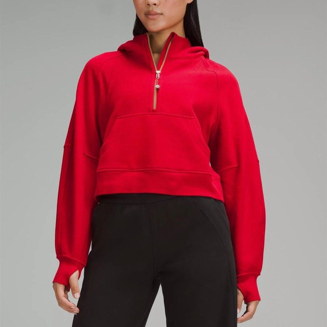Lululemon red scuba hoodie shop
