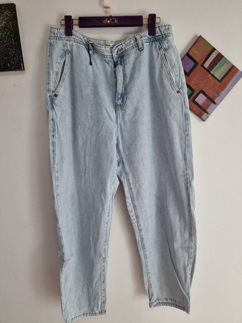 Zara carrot cropped on sale