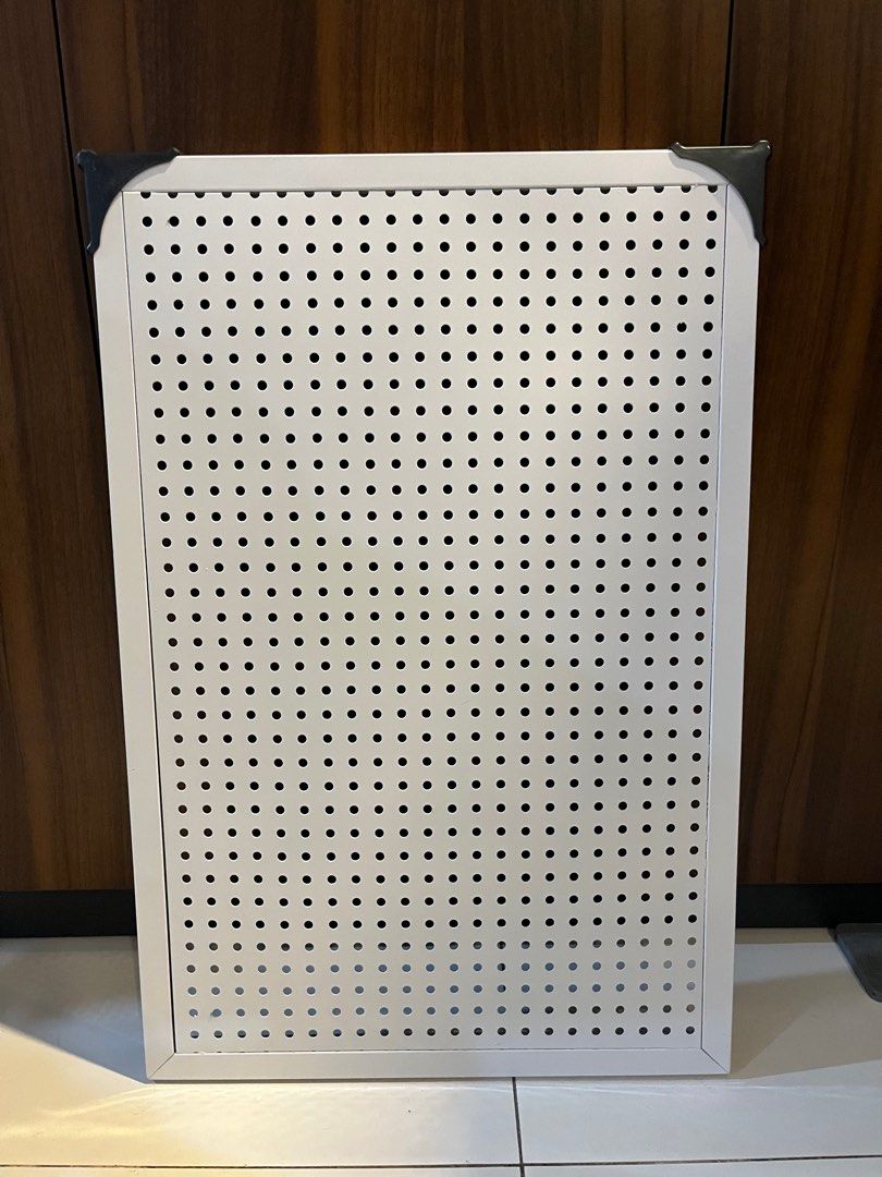 Metal pegboard 40x60cm (Category: Wall Decor) located in Manila. Submitted by snupi (Listing ID 1329664229, Image 1). Description: MAGBASA MUNA TAYO Price for each Bnew 3pcs available.