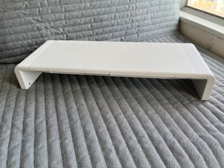 白色電腦屏幕增高收納架帶抽屜630063927110411117