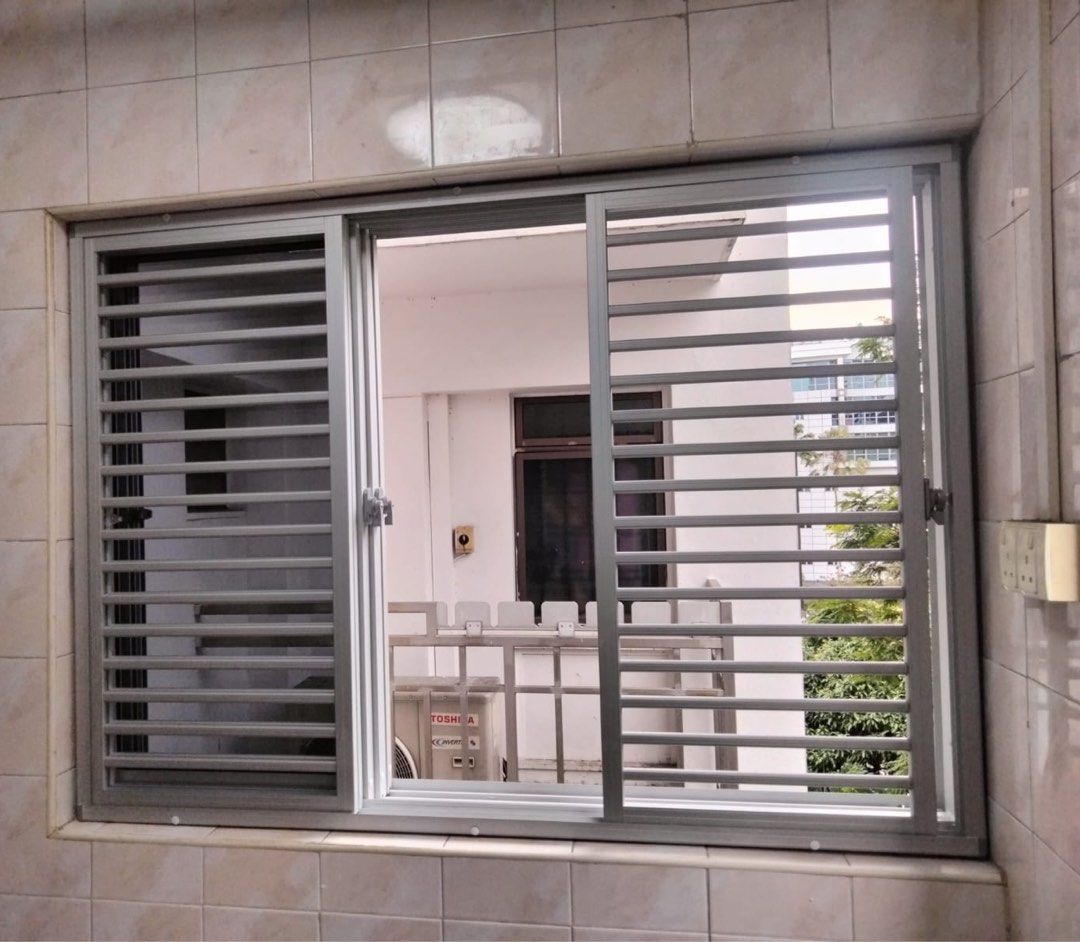 🐱🐶 ALUMINIUM PET-PROOF GRILLES / GATES / DOORS|Pet-proof your WINDOWS / DOORS / GATES / 1.5” Gaps / Pet Safety & Security / Customisable Gates & Doors / Lami-Glass Extra Security62863075461378114