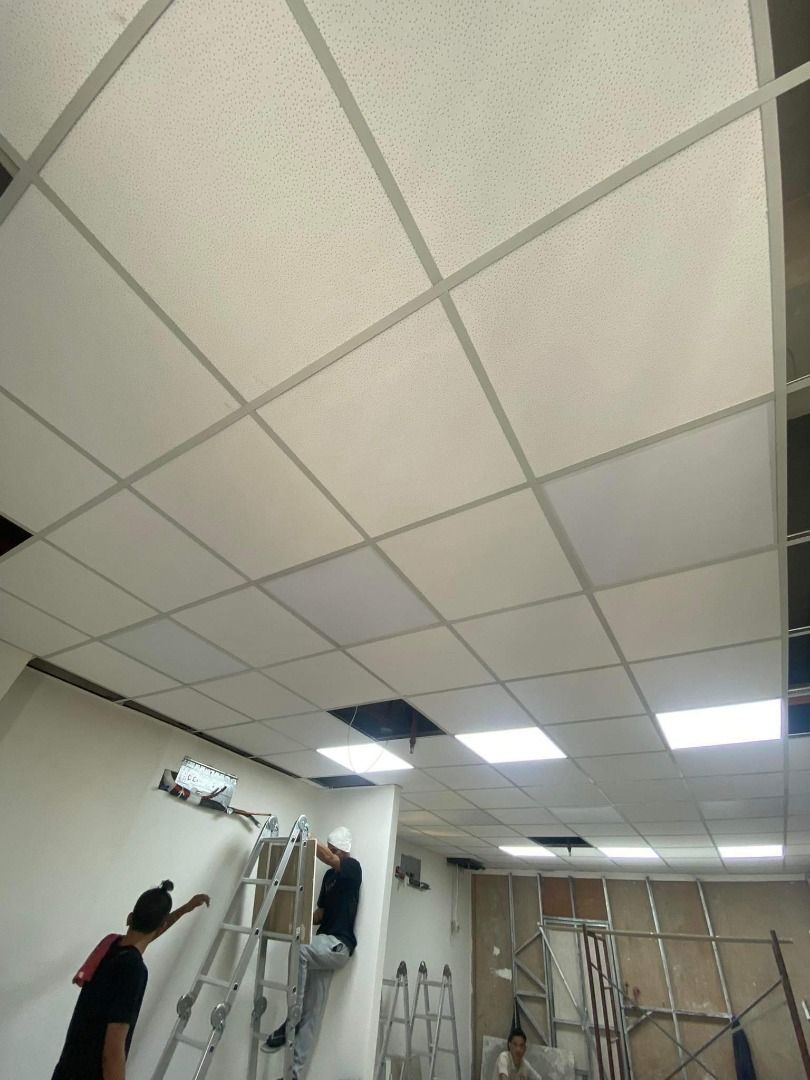 ACOUSTIC CEILING BOARD (Category: Construction & Building Materials) located in Marikina City. Submitted by christine_km8enterprises (Listing ID 1329770634, Image 1). Description: ACOUSTIC CEILING BOARD * PVC LAMINATED GYPSUM BOARD 👉🏻BIG DISCOUNTS for bulk orders👈🏻 Sizes: 2ft x 2ft & 2ft x 4ft Also available: Wall angle Main tee Cross tee Hanger wire and other metal frames for drywall partition ✔️WE SHIP NATIONWIDE ✔️SAME DAY DELIVERY W/IN ME