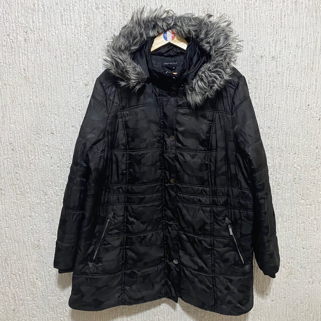ADDITION ELLE Black Camouflage Down Puffer Jacket Men s Fashion Coats Jackets and Outerwear on Carousell