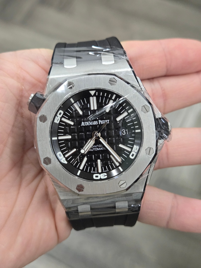 Audemars Piguet Royal Oak Offshore Diver Black 15703 15703ST AP RO ROO Luxury Watches on Carousell