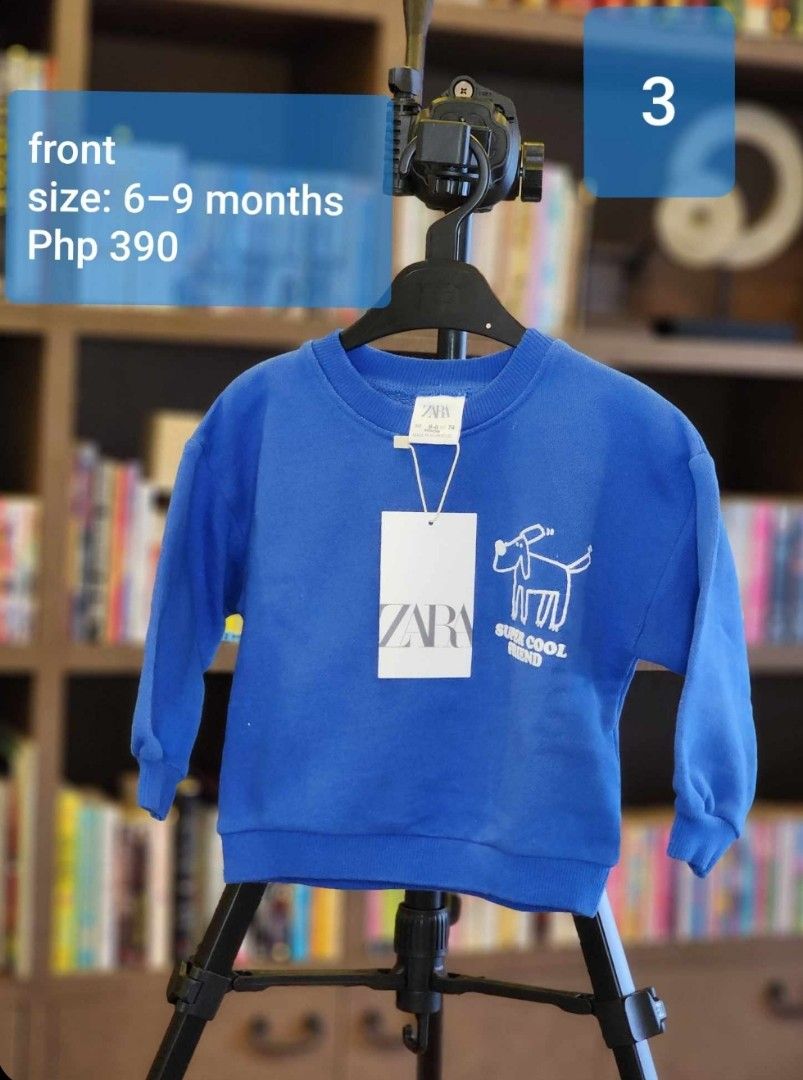 Authentic Zara Top for baby boy (Category: Babies & Kids Fashion) located in Manila. Submitted by allthingsloved28 (Listing ID 1329683184, Image 1). Description: Authentic Zara Top for baby boy 6 - 9 months.