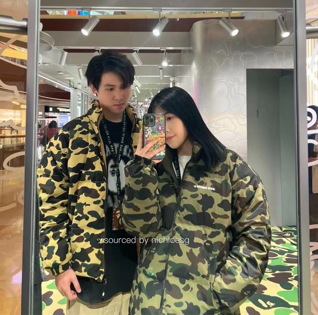 Reversible bape jacket outlet