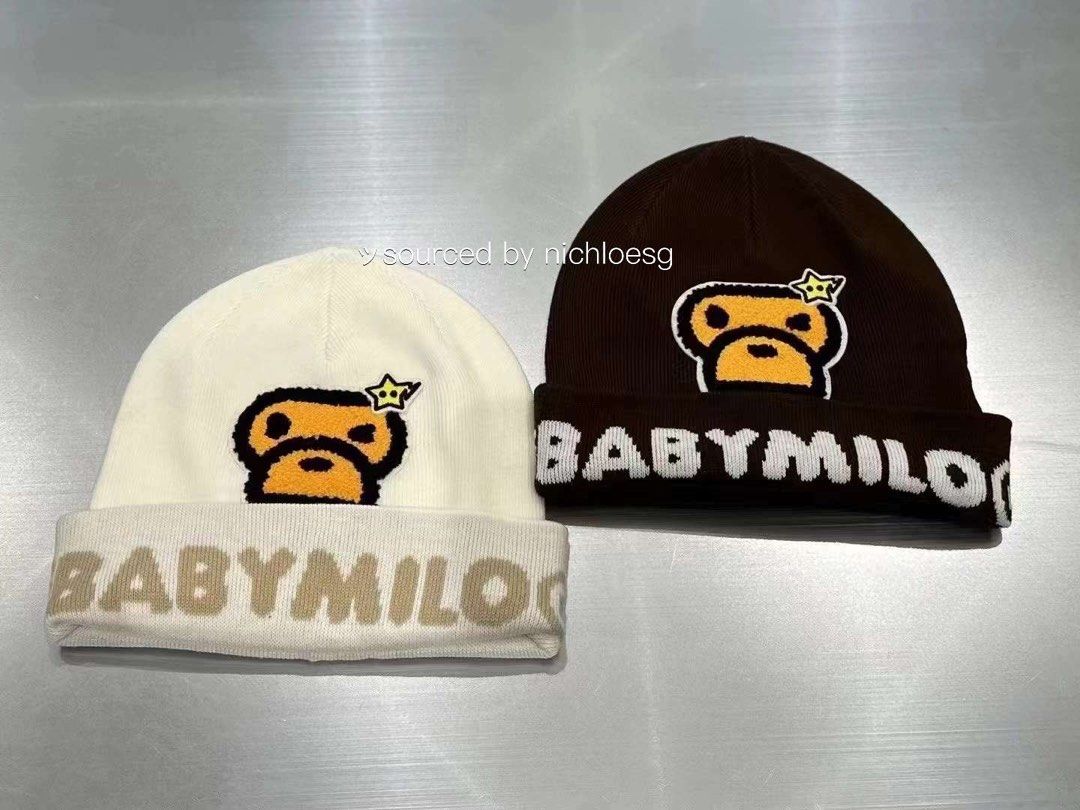 BAPE BABY MILO KNIT CAP, Women's Fashion, Watches & Accessories