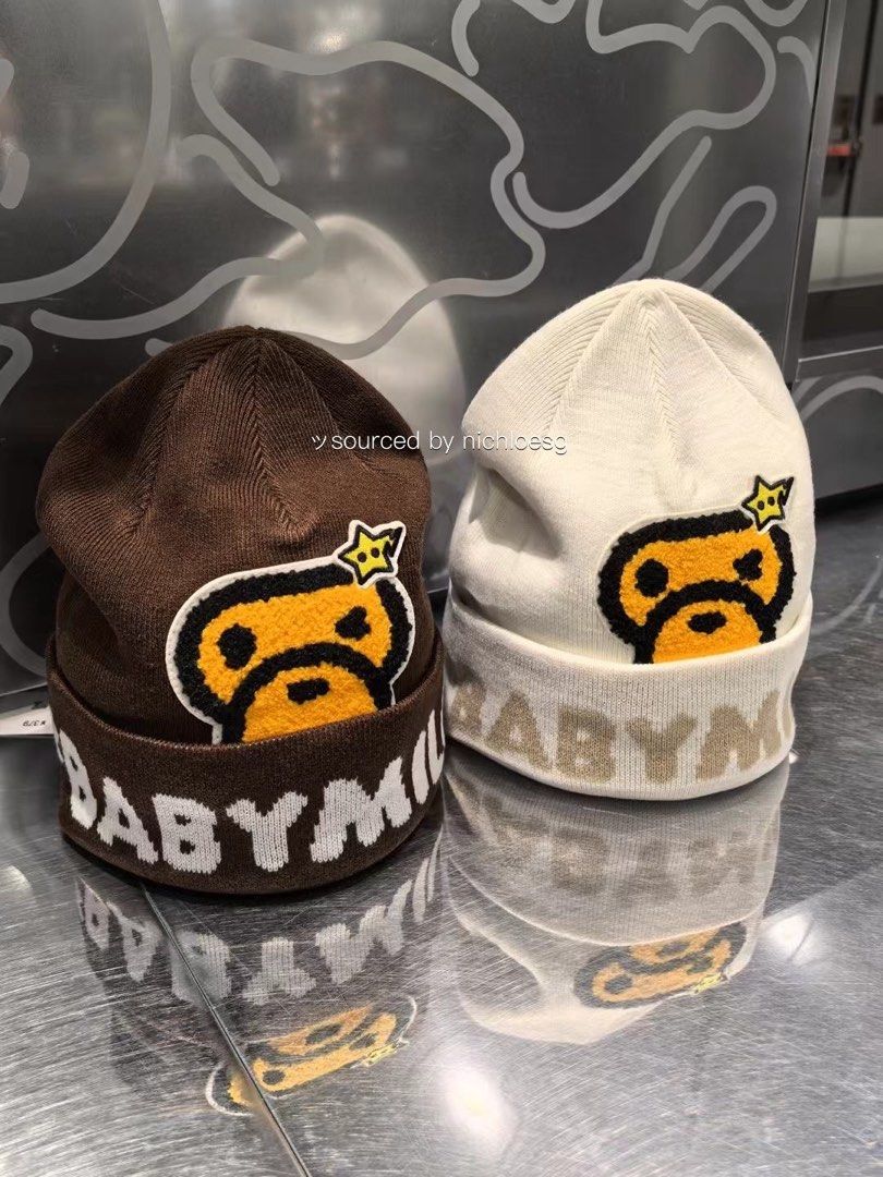 BAPE BABY MILO KNIT CAP, Women's Fashion, Watches & Accessories