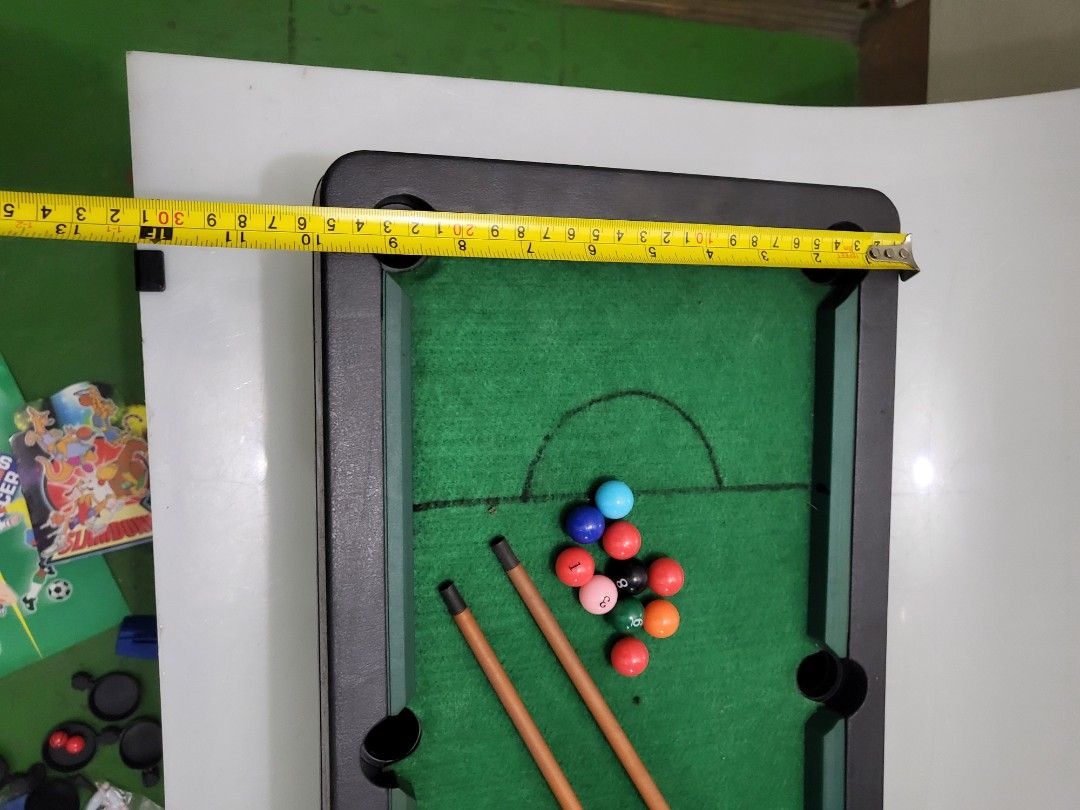 Billiard table for kids (Category: Billiards and Bowling) located in Manila. Submitted by bebekikest39865 (Listing ID 1329671396, Image 3). Description: 150 only please see photo posted no triangle part for the ball..