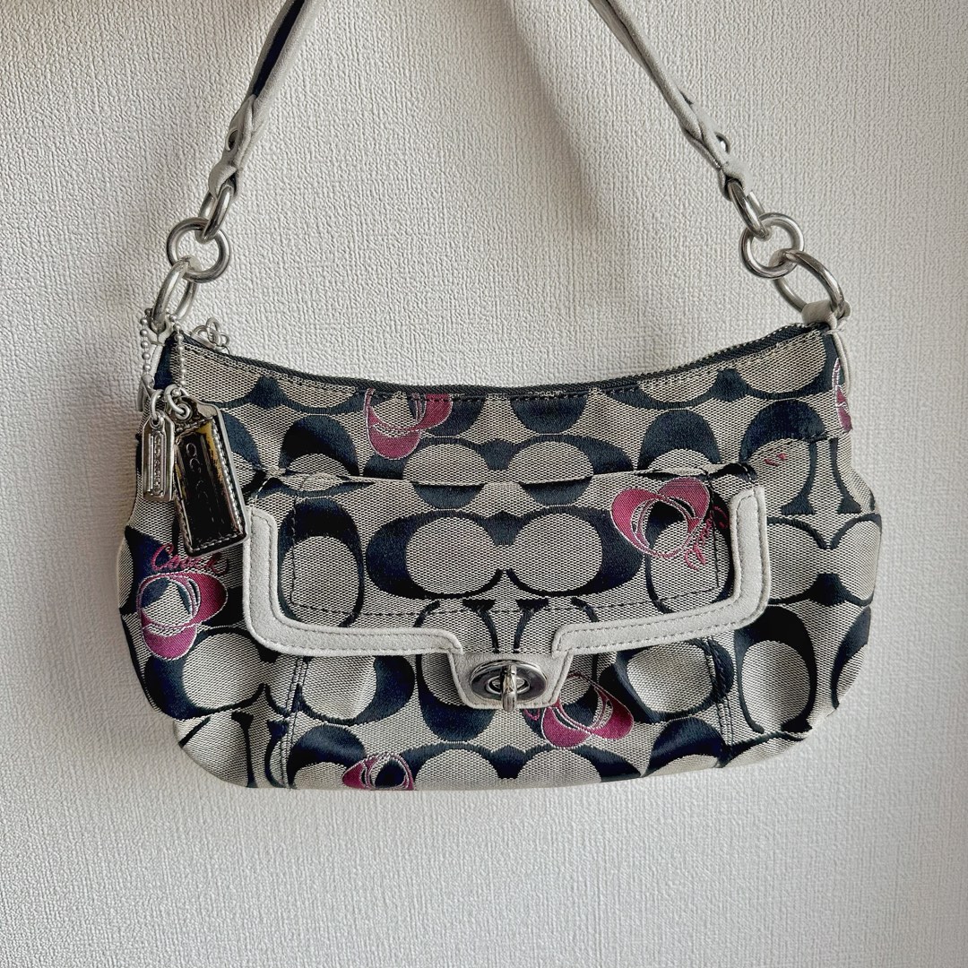 Coach poppy purse with hearts shop