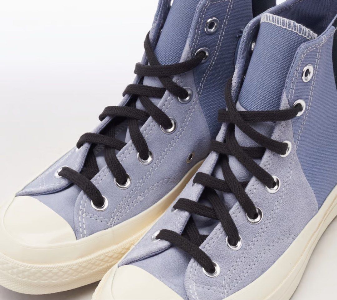 Converse Blue Black Chuck 70 Patchwork Suede Sneakers Carousell