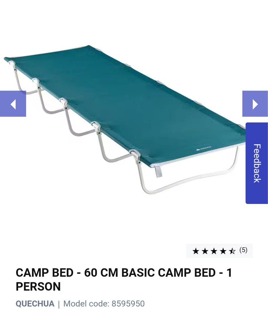 Camp bed 60 decathlon outlet
