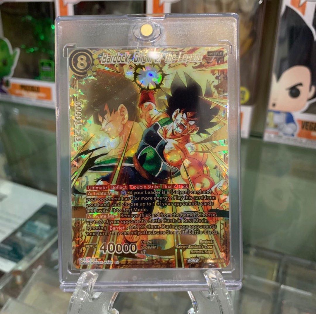 bardock god rare card BGS 9.5 BT18-148 Bardock, Origin of the Legend GDR (2022) bardock god rare card It's